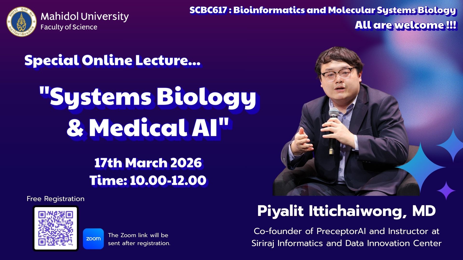 SCBC617 Special Online Lecture